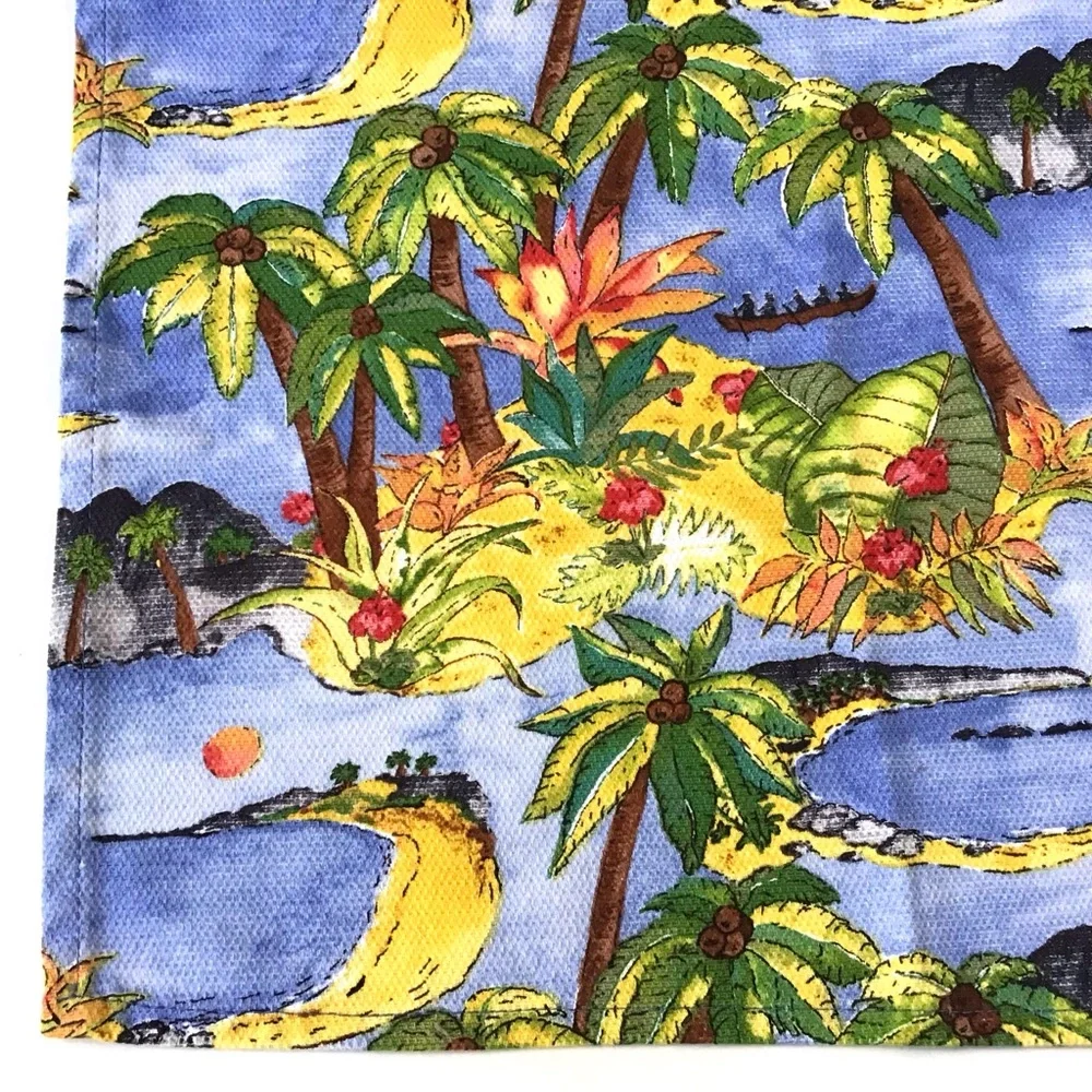 Kitchen Dish Tea Hand Towel 18”x27” Destination Linens Colorful Hawaii Tropical
